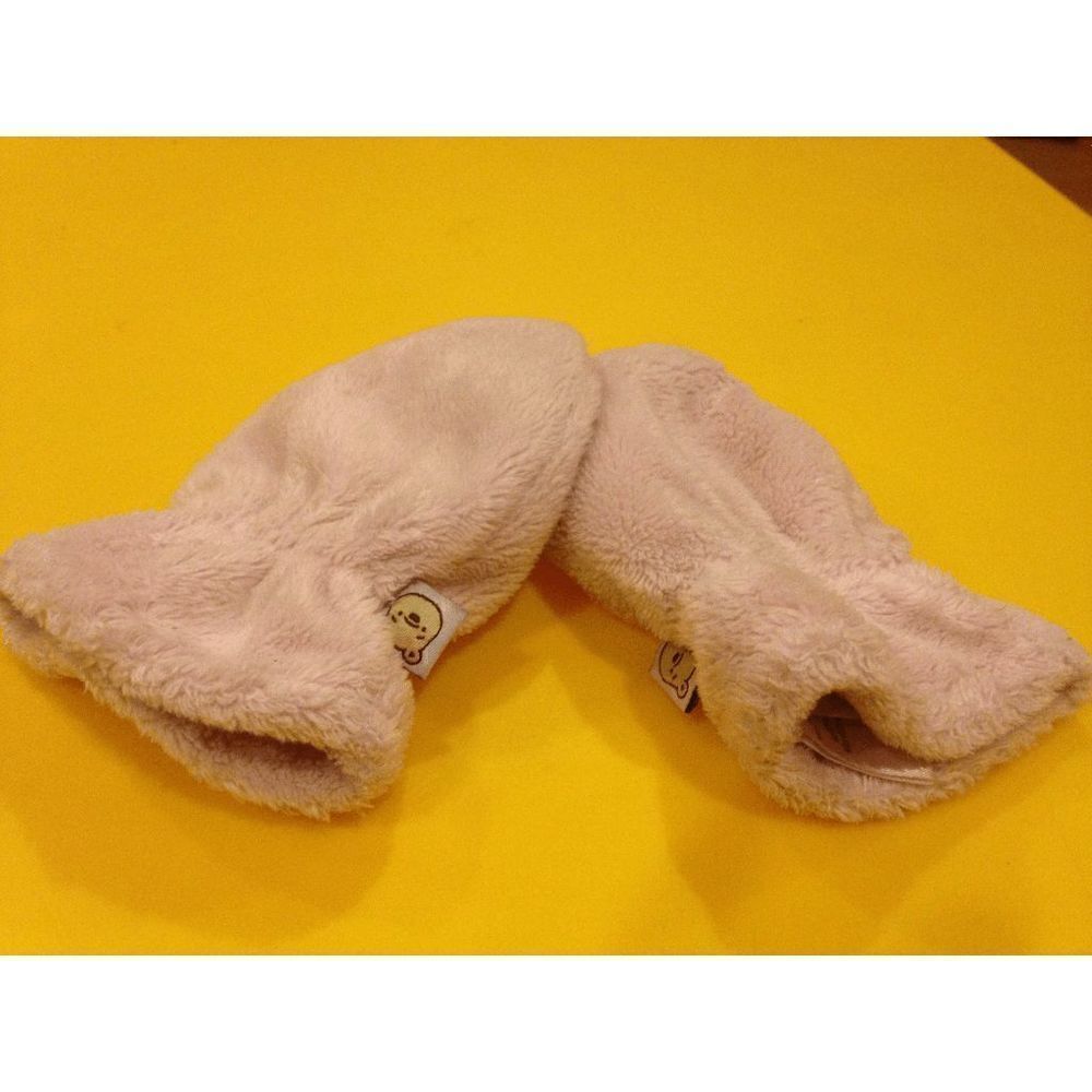 Infant 12M-18M Light Pink Winter Mittens 100% Polyester